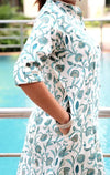Floral Printed Pure Cotton Kurti set