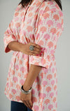 Floral Printed Pure Cotton Kurti