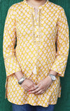 Ethnic Printed Mirror Work Pure Cotton Kurti