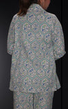 Geometric Printed Three Piece Pure Cotton Co Ords Set