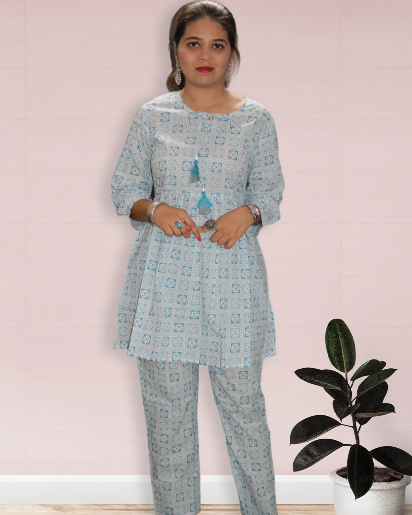 Premium Jaipuri Cotton Co-Ord Set