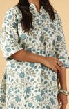 Floral Printed Pure Cotton Kurti