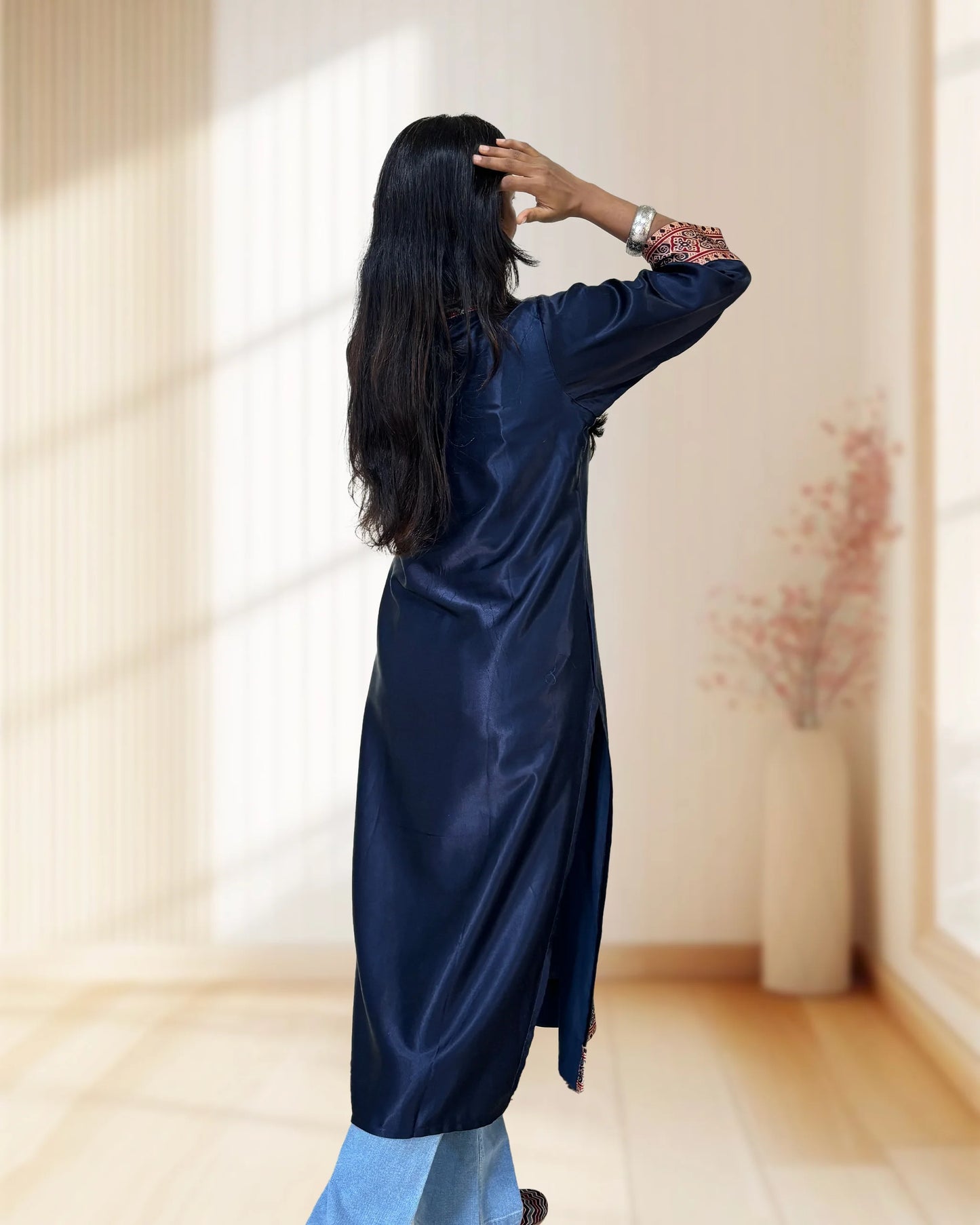 Ananya Mashru Silk Long Kurti