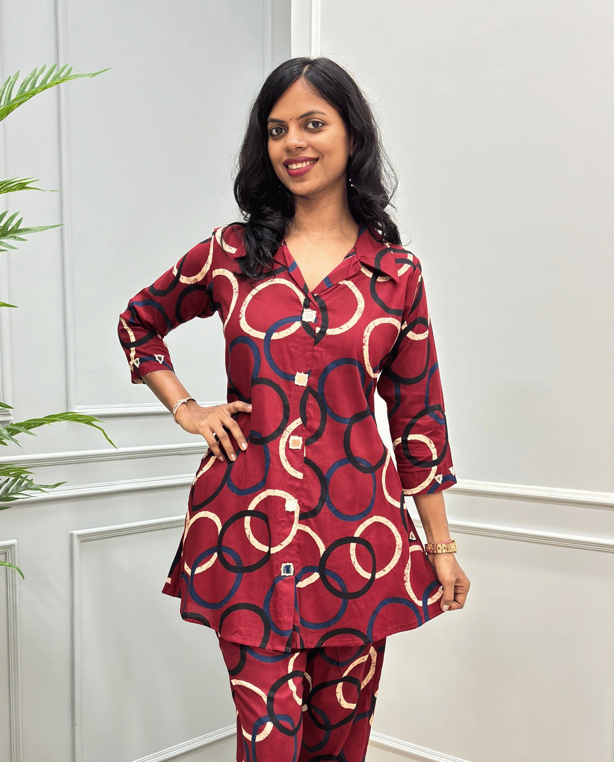 Shreya Ajrakh Co-ord Set