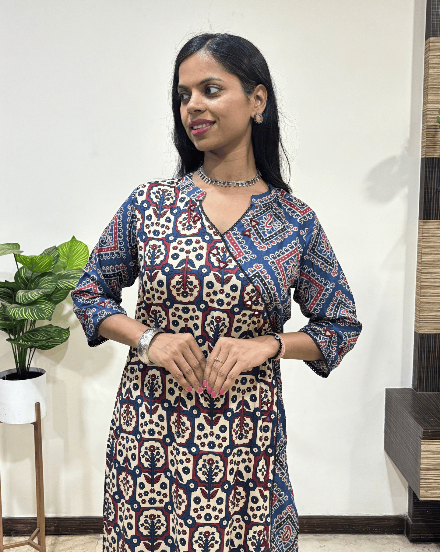 Kaira Angrakha Long Kurti