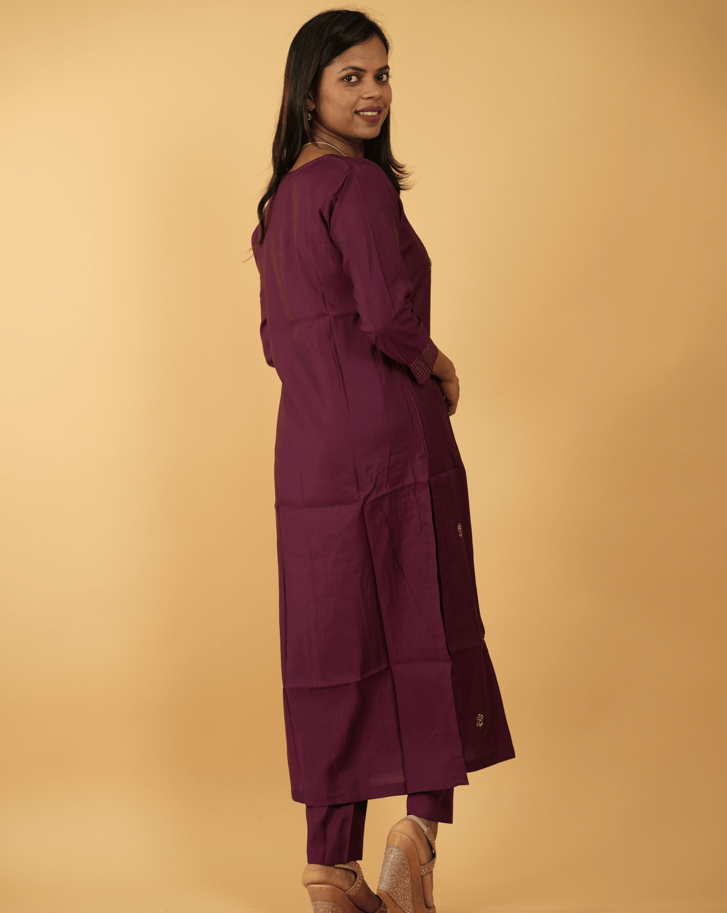 Jaipuri Russian Silk Co-ord Set