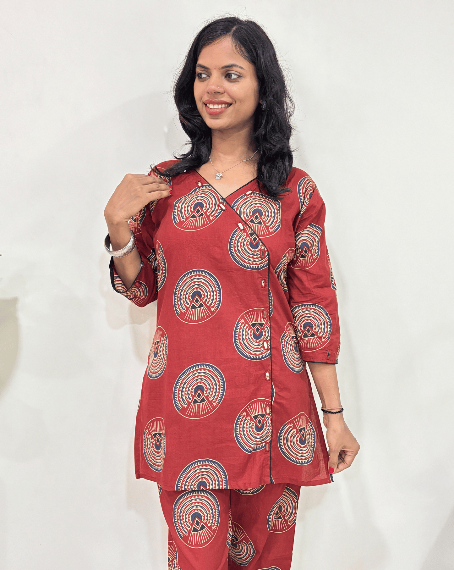 Geet Ajrakh Cotton Co-ord Set
