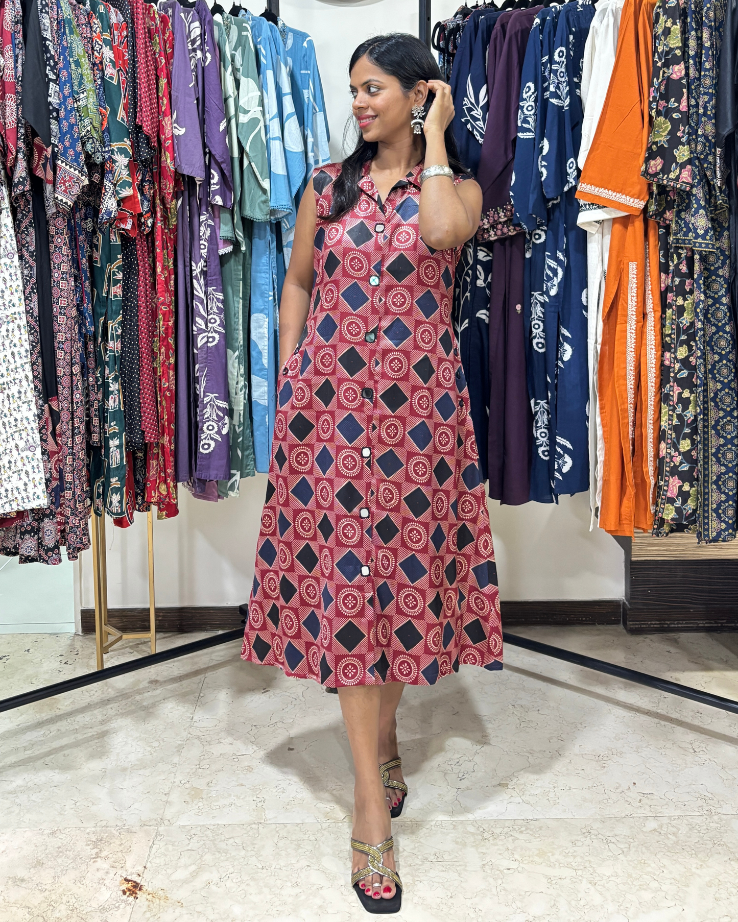 Kriti Mashru Silk One Piece