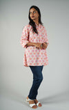 Floral Printed Pure Cotton Kurti
