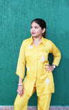 Pure Muslin Silk Textured Sequins Work Co-Ord Sets