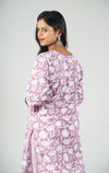 Thread Work Floral Printed Pure Cotton Suit Set with Dupatta