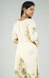 Sequins work Hand Painted Pure Cotton Designer Suit Set with Printed Dupatta