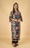 Sequins work Pure Muslin Designer Suit Set with Organza Dupatta
