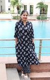 Floral Printed Pure Cotton Kurti set