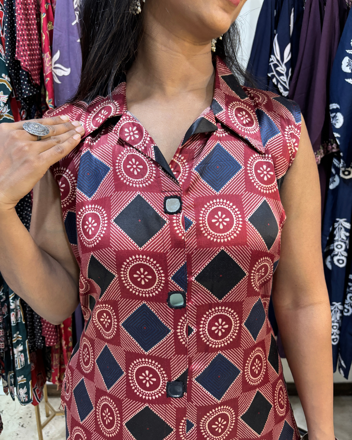 Kriti Mashru Silk One Piece