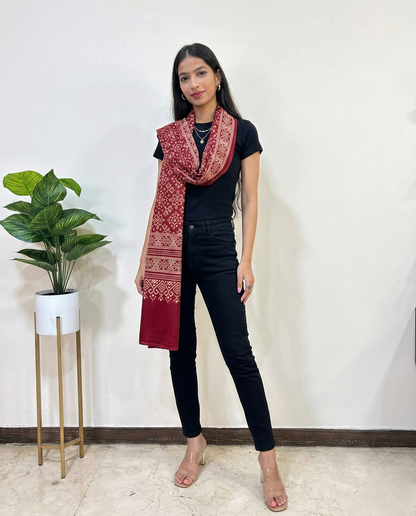 Patola Pure Mashru Silk Stole