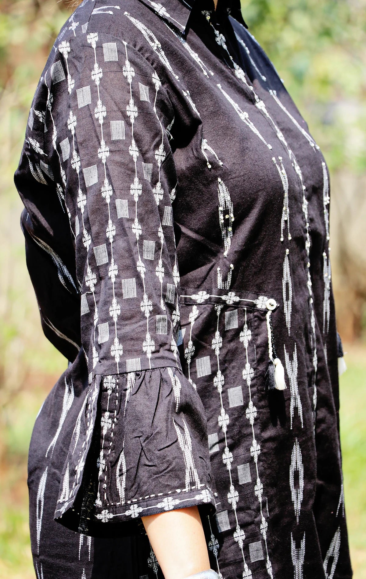 Sequins Work Premium Cotton Kurti Set