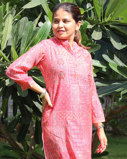 Muslin Silk Printed Co-Ord Sets