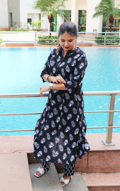 Premium Jaipuri Cotton Kurti set