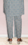 White Printed Pure Cotton Co Ord Set