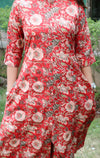 Floral Printed Pure Cotton Kurti set