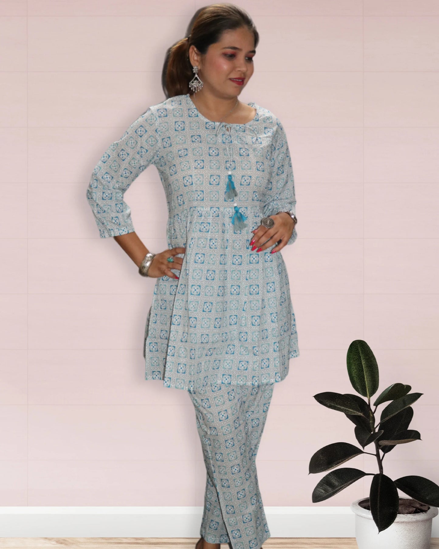 Premium Jaipuri Cotton Co-Ord Set