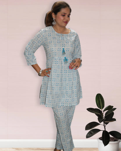 Premium Jaipuri Cotton Co-Ord Set