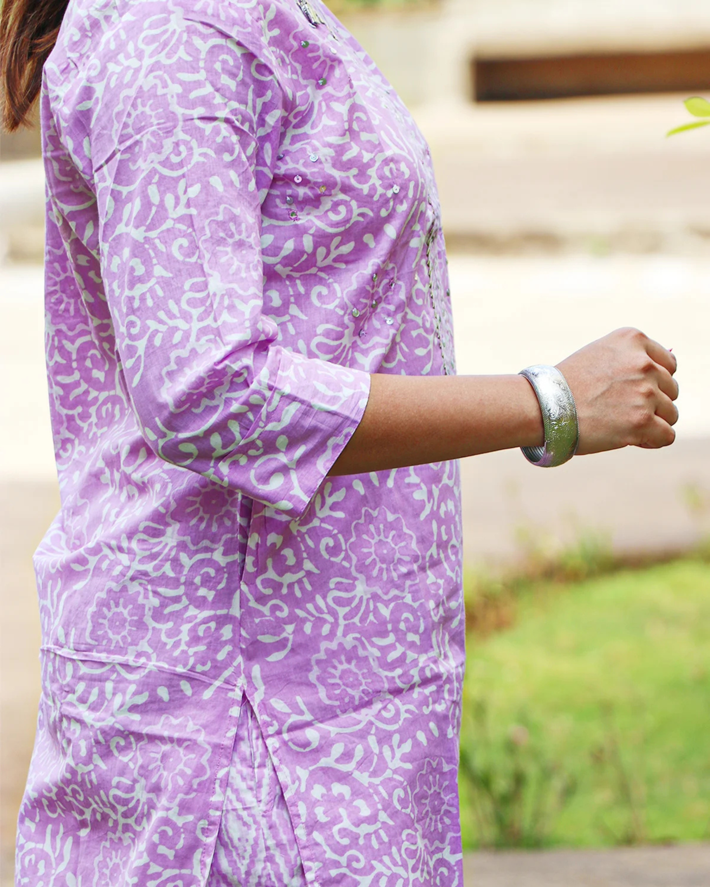 Premium Jaipuri Cotton Kurti Set with Dupatta