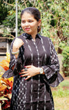 Sequins Work katha Stitched Pure Cotton Kurti Set