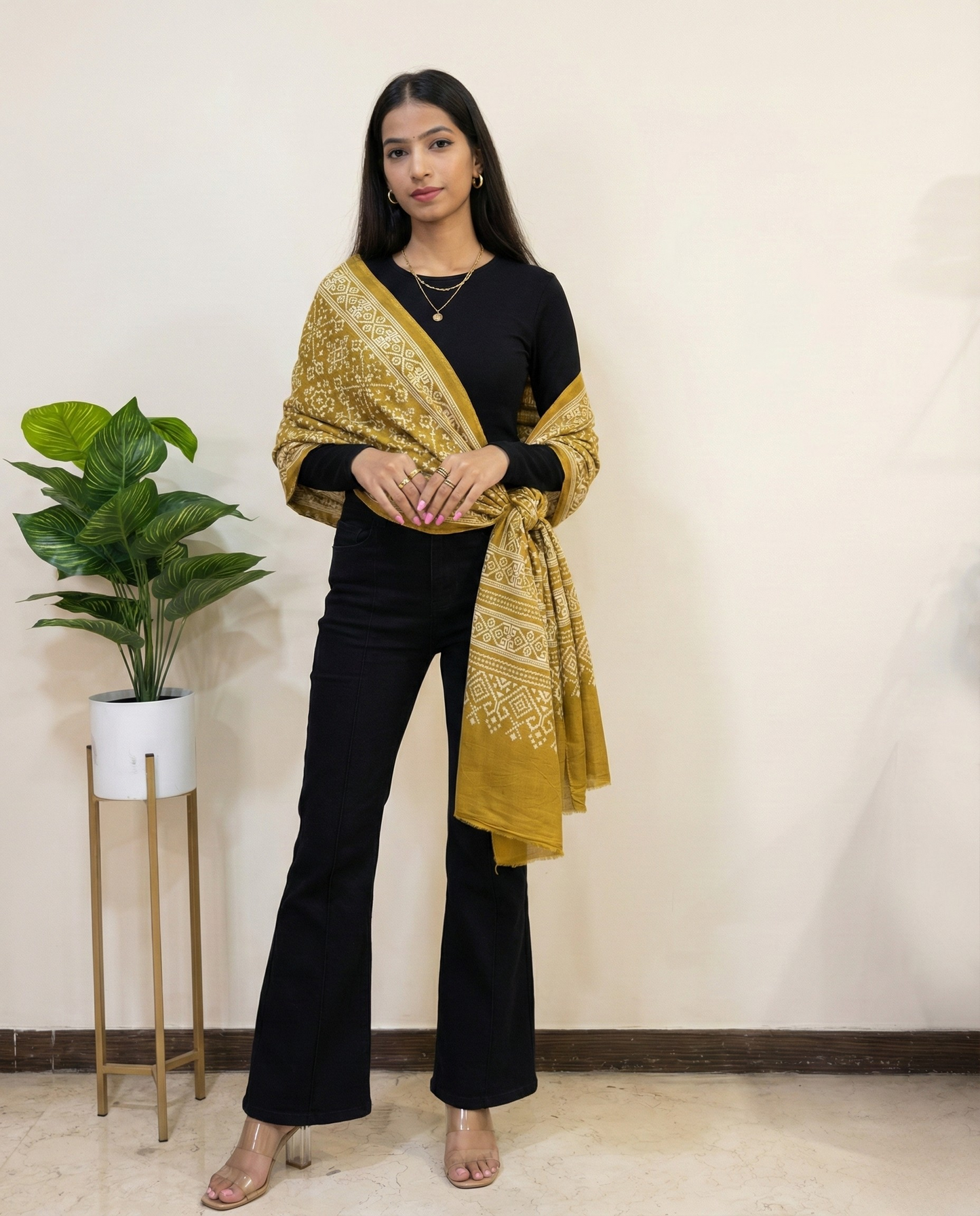 Patola Pure Mashru Silk Stole