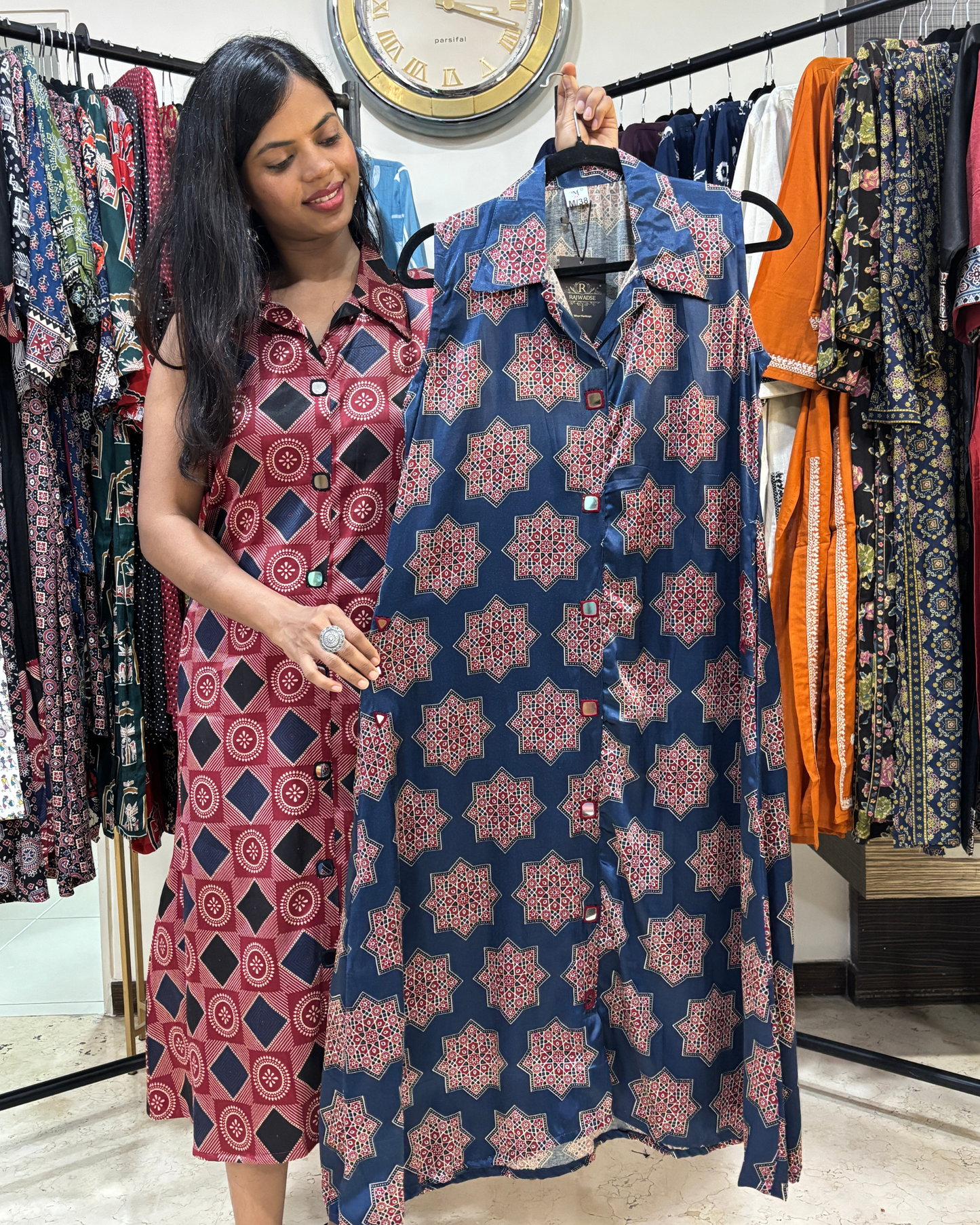 Kriti Mashru Silk One Piece