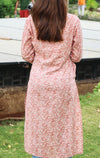Ethnic Printed Sequins Work Pure Cotton Kurti
