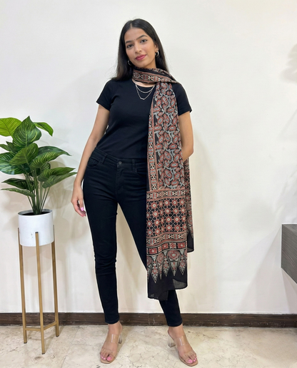 Nayan Modal Silk Stole