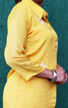 Pure Muslin Silk Textured Sequins Work Co-Ord Sets