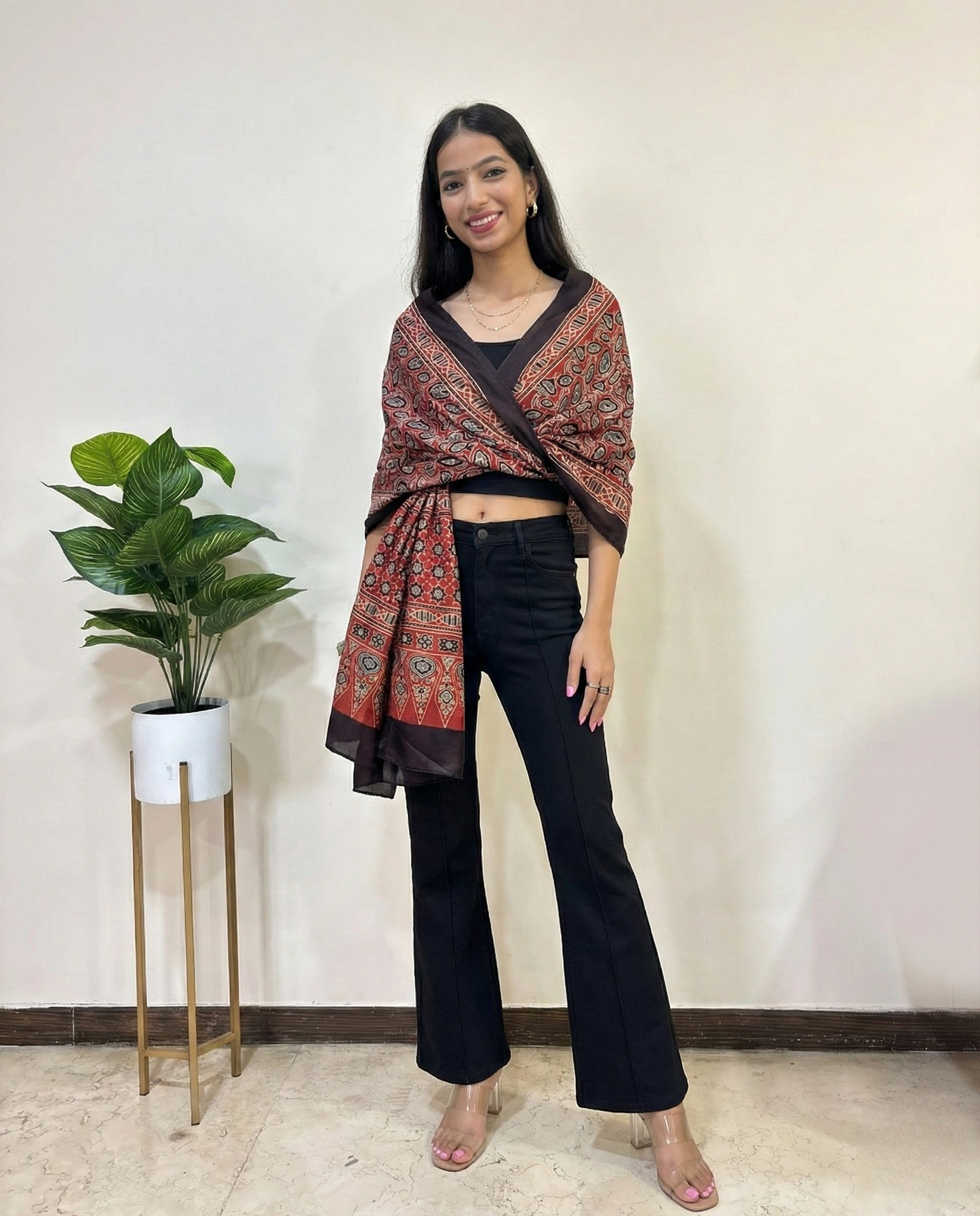 Nayan Modal Silk Stole