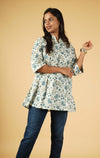 Floral Printed Pure Cotton Kurti