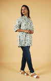 Floral Printed Pure Cotton Kurti