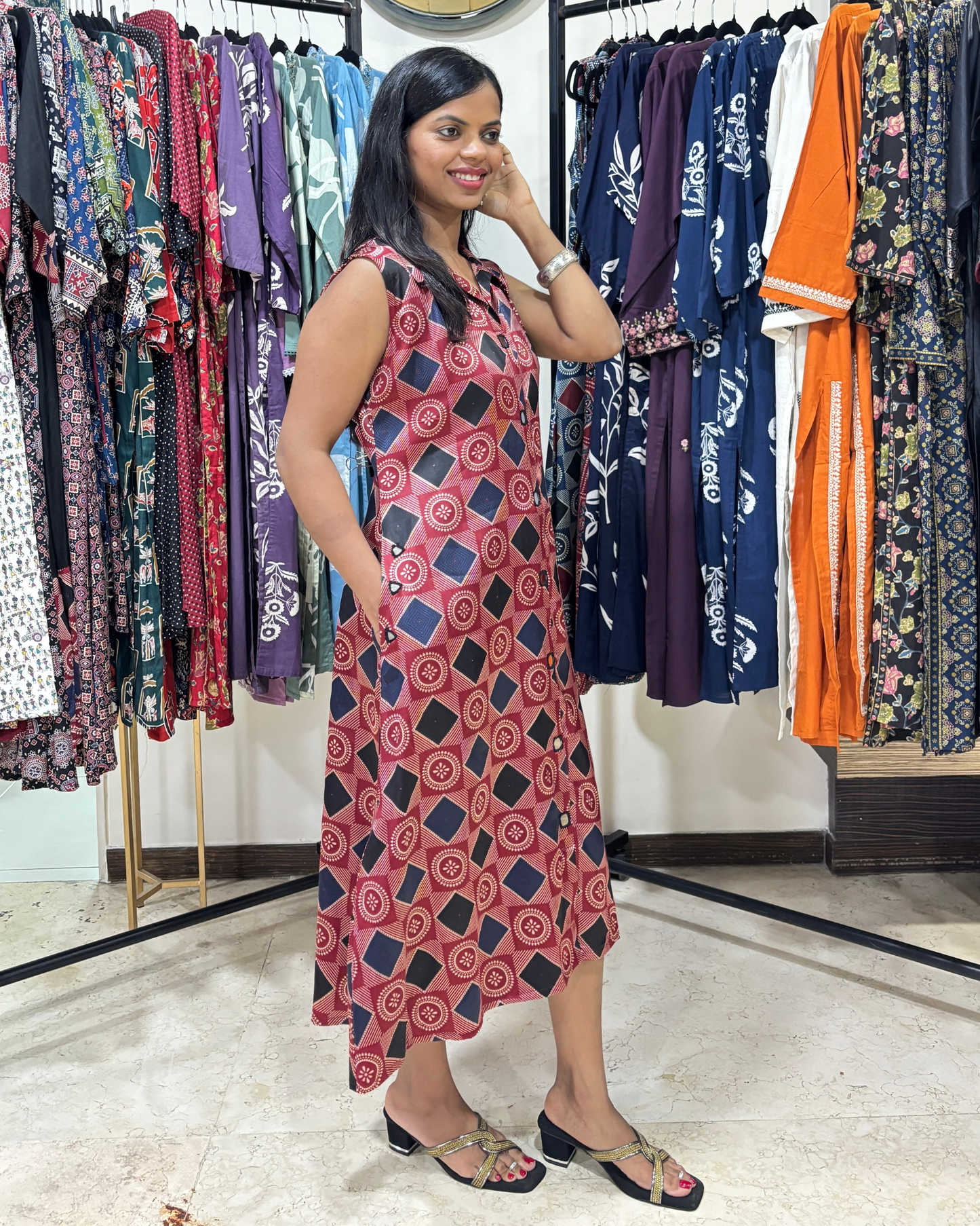 Kriti Mashru Silk One Piece