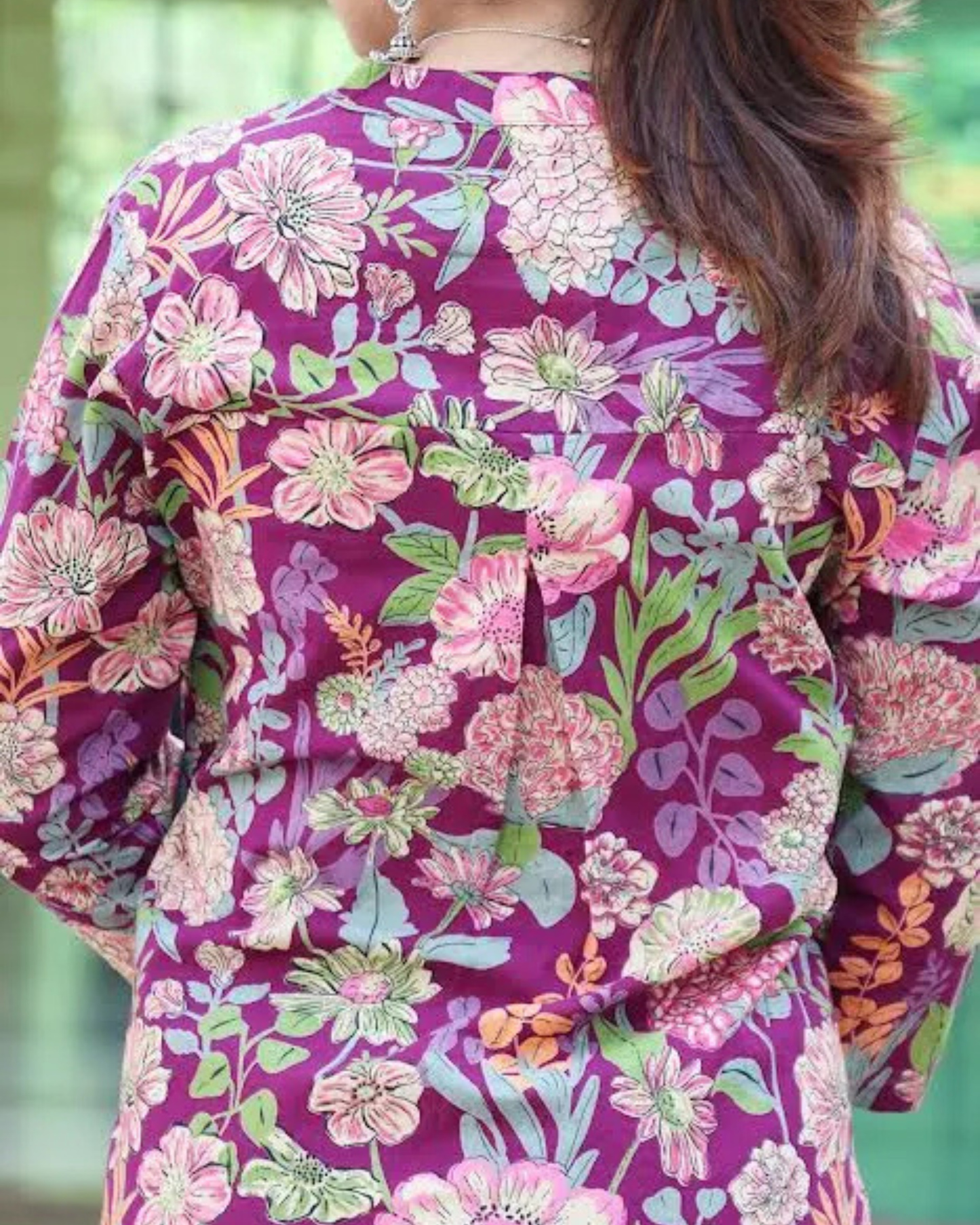 Floral Printed Premium Cotton Co-ord Set