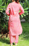 Mirror work Muslin Silk Ethnic Printed Co Ords Sets