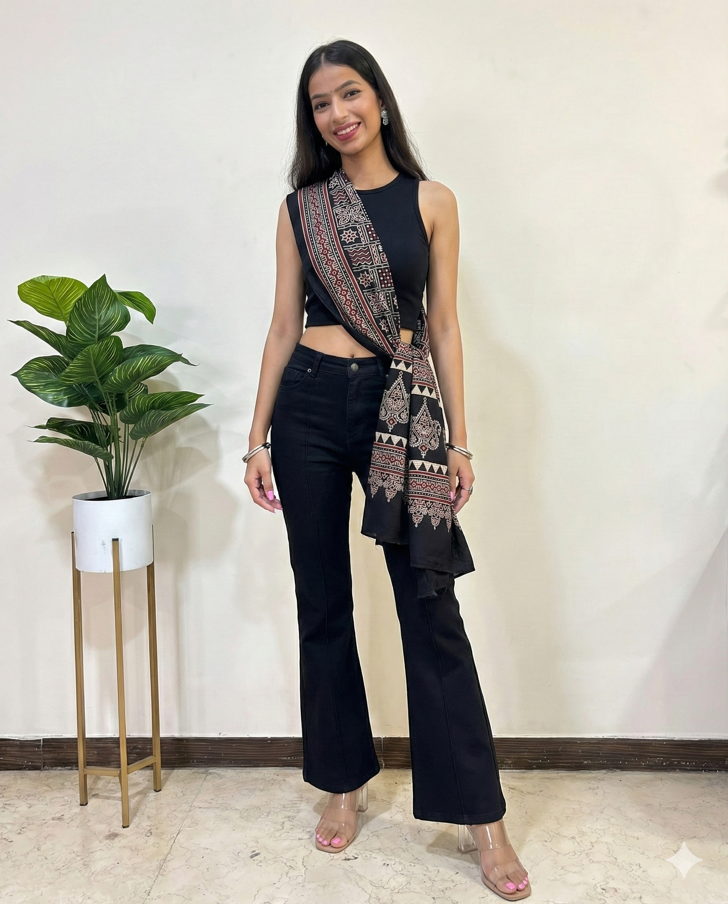 Kashik Mashru Silk Stole