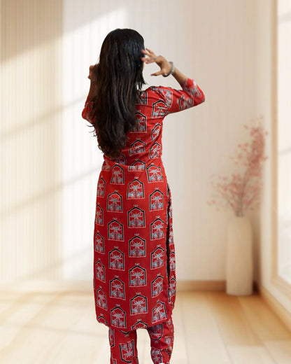 Anushka Ajrakh Co-ord Set