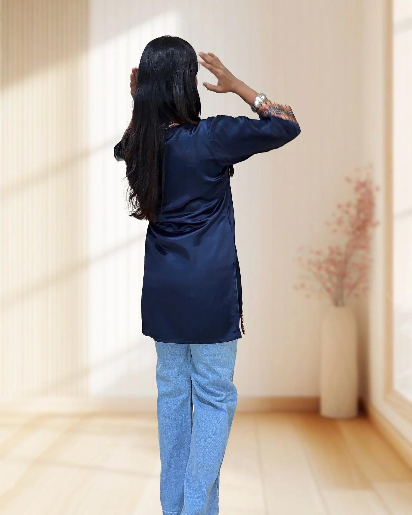 Ananya Mashru Silk Short Kurti