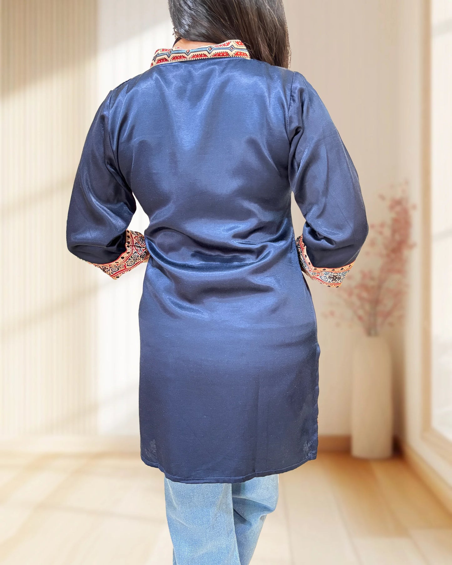 Ananya Mashru Silk Short Kurti