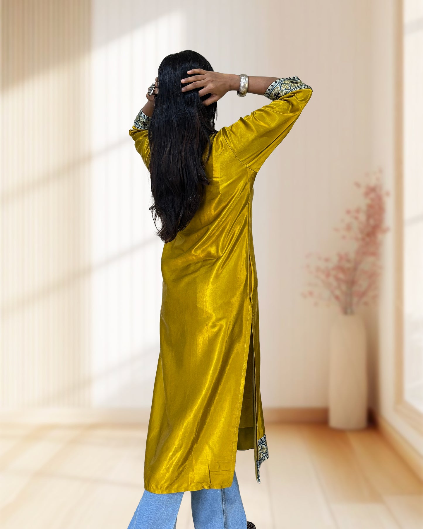 Ananya Mashru Silk Long Kurti