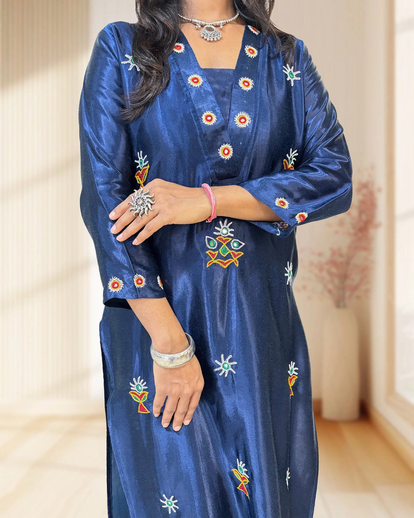 Disha Mashru Silk Long Kurti
