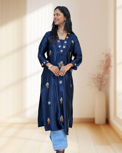 Disha Mashru Silk Long Kurti