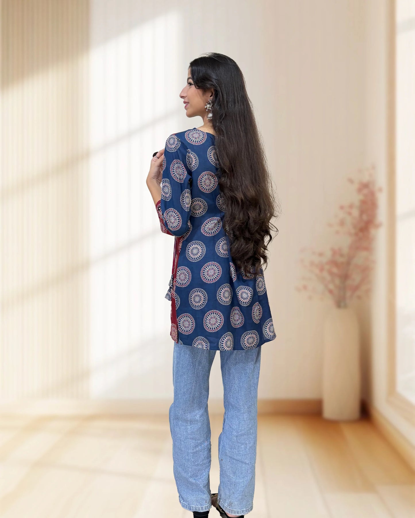 Lara Ajrakh Short Kurti