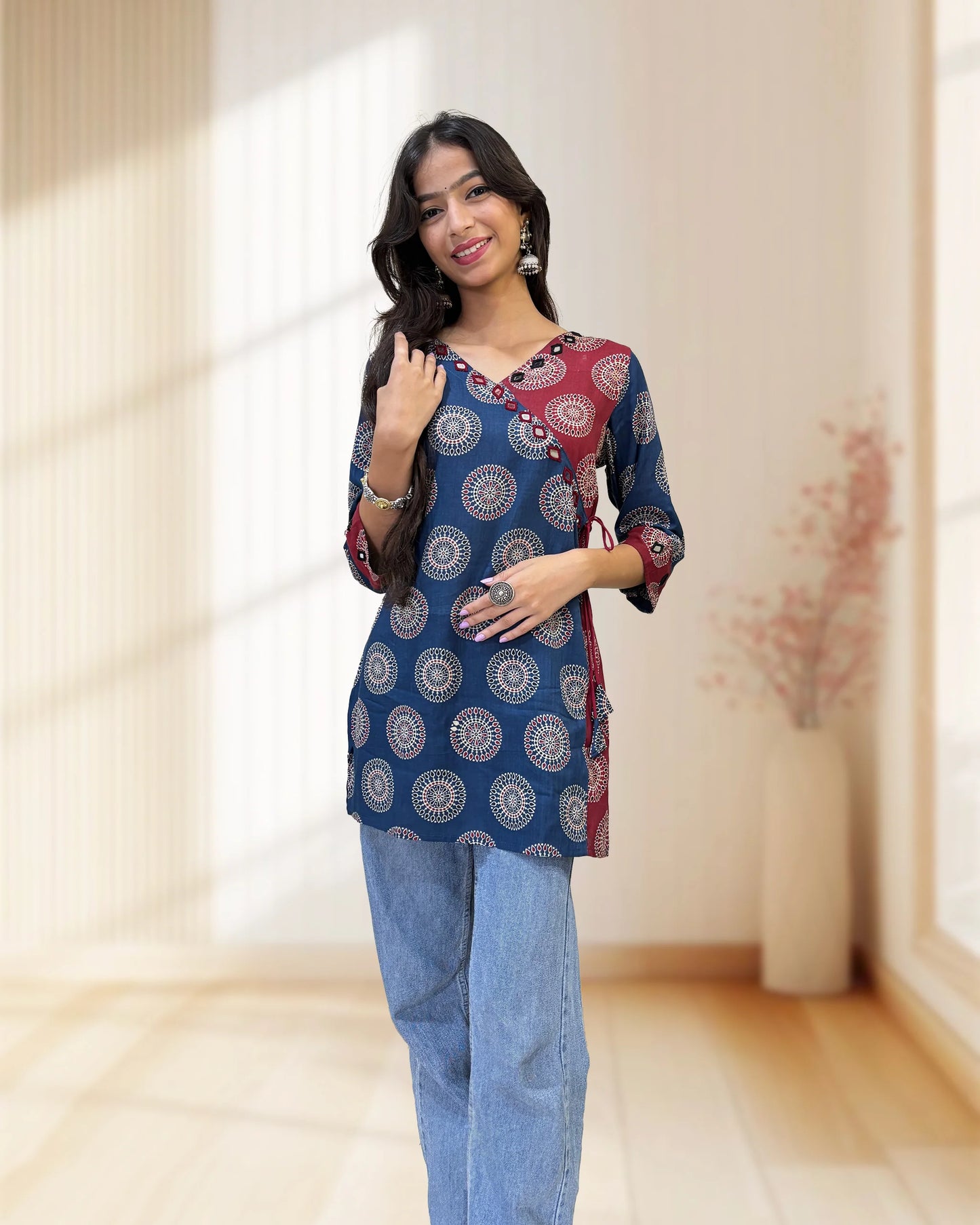 Lara Ajrakh Short Kurti