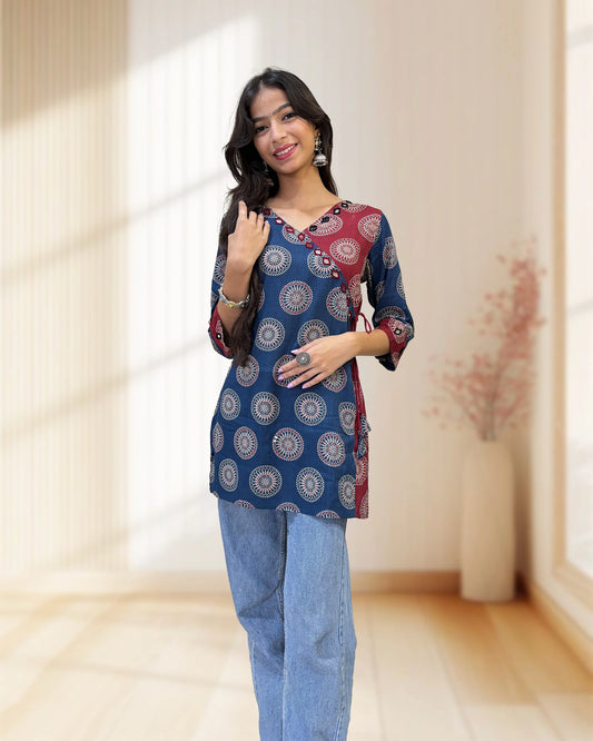 Lara Ajrakh Short Kurti